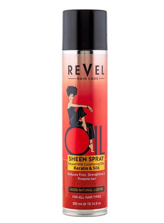 Revel Red Olive Keratin & Silk Sheen Hair Spray 300ml, For Men & Women, Infused with Conditioning Oil, Reduces Frizz, Strengthens, Protect, Hairs Care, Luxurious Shine, Paraben Free, Silicone Free - pzsku/ZC8A574573D18B518DC50Z/45/_/1709539276/93e57a15-78e1-4d3a-acee-1a1efee63dc7