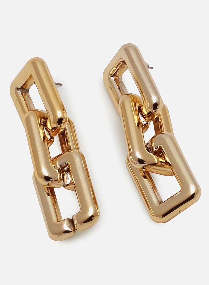 سوهي حلق مصمم مطلي بالذهب