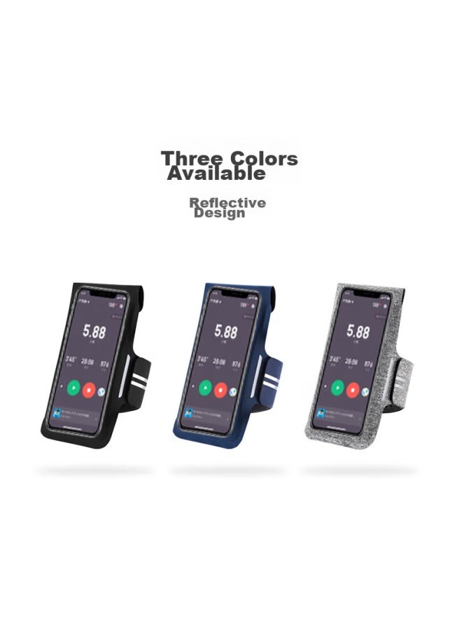 Keep Keep Armband Phone Holder For Running, Fitness, Touchscreen, Ultra-thin, Sweat-proof, Waterproof, Non-slip, Adjustable, Black  - Image 2