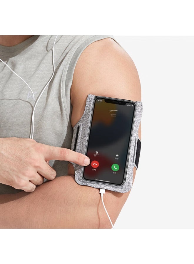 Keep Keep Armband Phone Holder For Running, Fitness, Touchscreen, Ultra-thin, Sweat-proof, Waterproof, Non-slip, Adjustable, Black  - Image 1