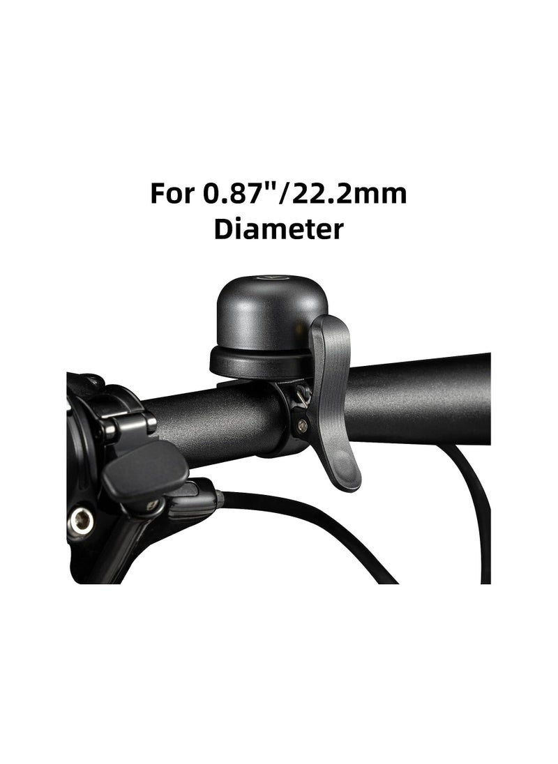 Y&D - Bicycle Bell for Apple AirTag, Waterproof AirTag Bike Mount Hidden GPS Tracker Anti-Theft, Suitable 0.87‘’/22.2mm Diameter Handlebar, Black - Image 1