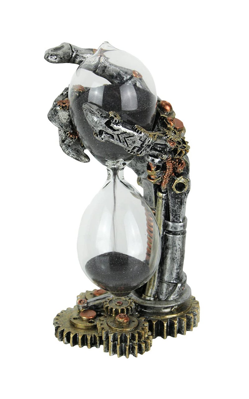 Everspring Import Company Steampunk Hand Hourglass Figurine