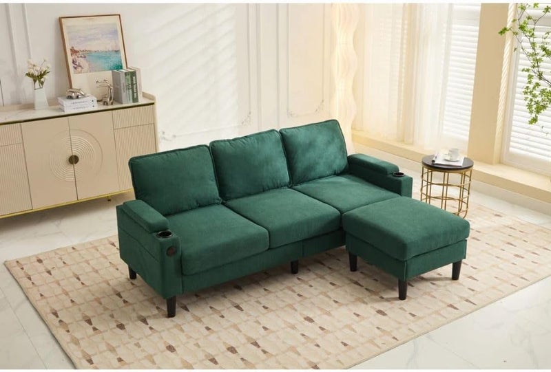 Comfynest Modular 3-Seater Sectional Sofa with Storage - Image 3