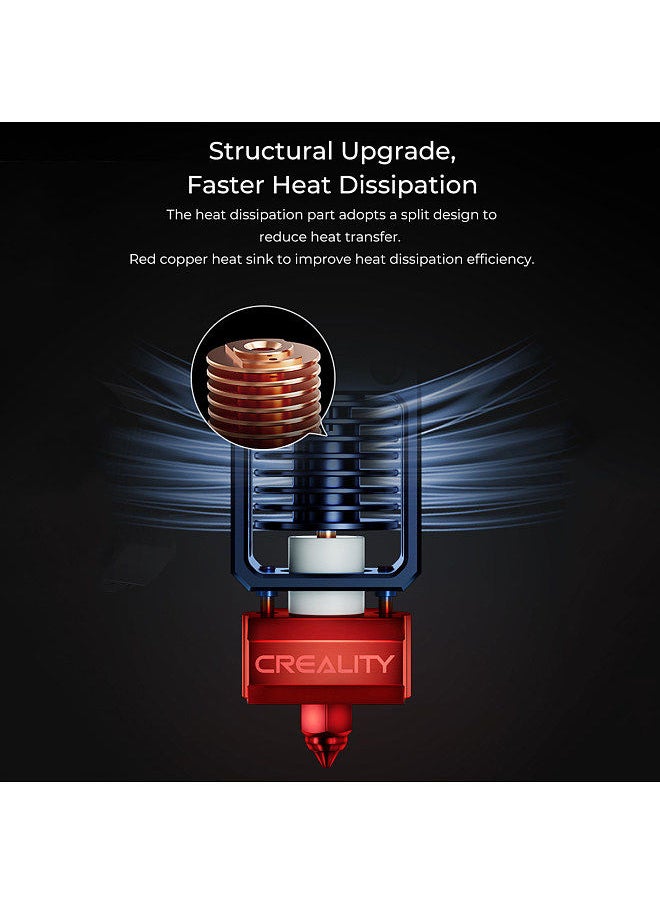 Generic - CREALITY Spider Pro Hotend Nozzle High-temperature and High-speed Fast Heating for 3D Printer Ender-3 Pro/Ender-3/Ender-3 V2/Ender-5/Ender-2/CR-10 S5/CR-10/CR-20 Pro - Image 1