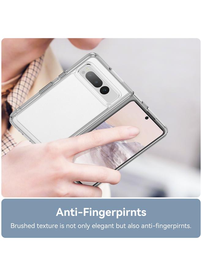 اس-توب جراب لهاتف Google Pixel Fold من سلسلة ملونة من الأكريليك + جراب هاتف TPU - Image 5