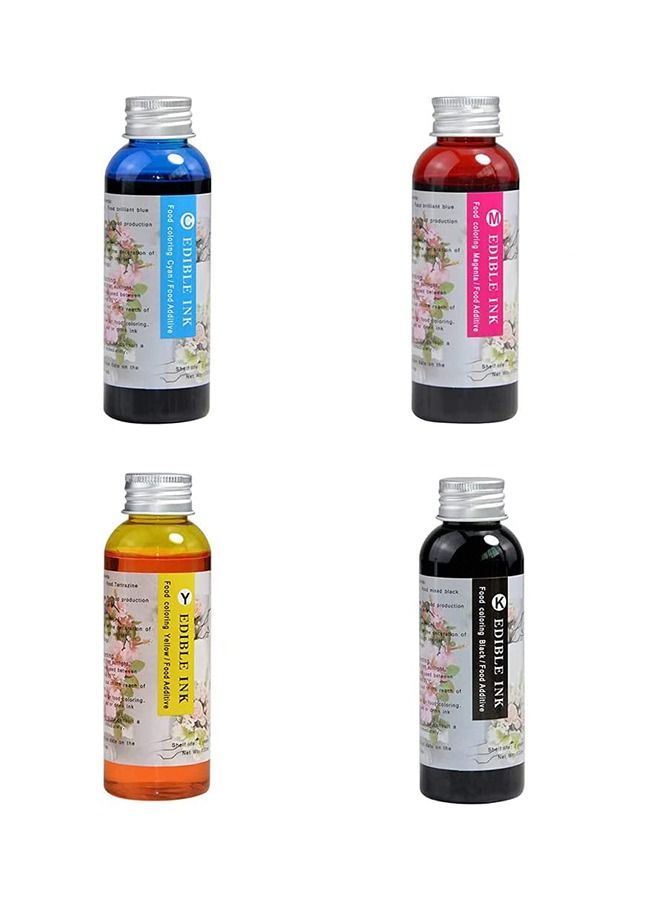 Taimi Food Grade 400ML 4 Colors 100ML/Bottle Bakey Ink refillable - Image 2