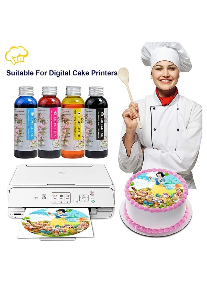 Taimi Food Grade 400ML 4 Colors 100ML/Bottle Bakey Ink refillable - Image 3