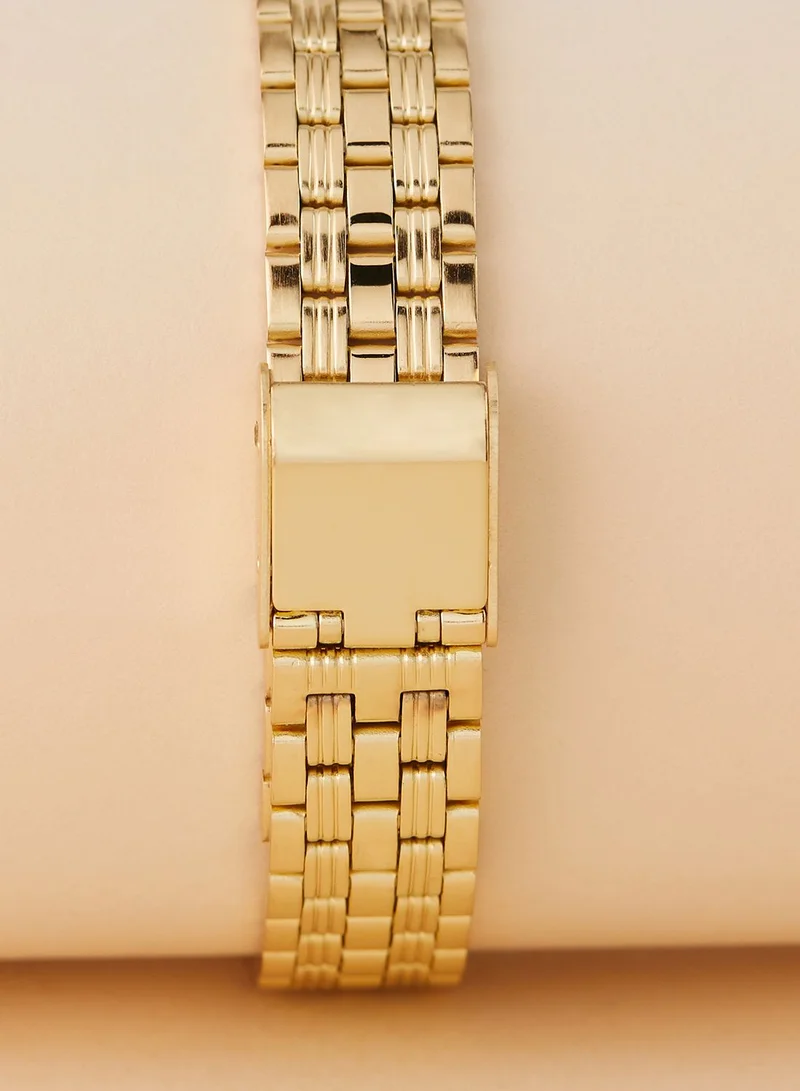 ELLA Rectangle 5 Link Bracelet Watch