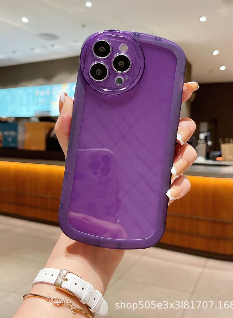 حافظة هاتف محمول بلون صلب مناسبة لـ iPhone