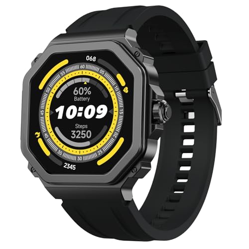 TIMEX Smart Nova 1.43"(3.6cm) AMOLED Display with Functional Crown and BT Calling Smartwatch for Unisex - TWTXW1000T - Image 1