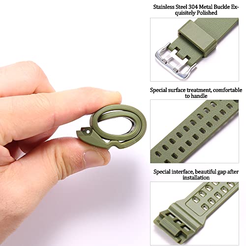 MCXGL Resin Strap Replacement for Caiso mudmaster GG1000 GWG100 GSG100 watch band - Image 3