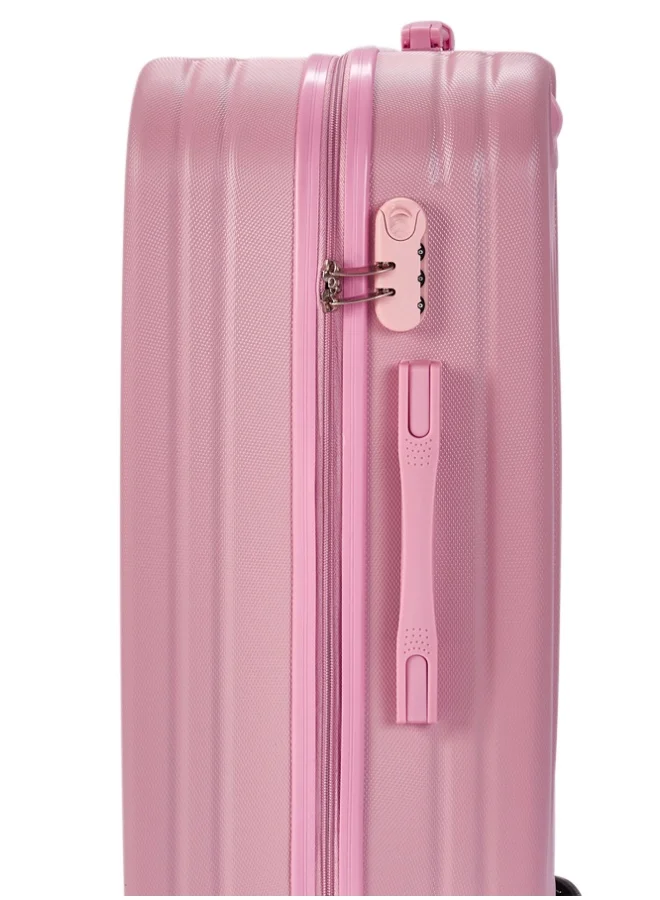 ليمرا طقم شنط سفر مكون من 6 حقائب أمتعة لون وردي بمقاس 32"/28"/24"/20"/16"/12 انش