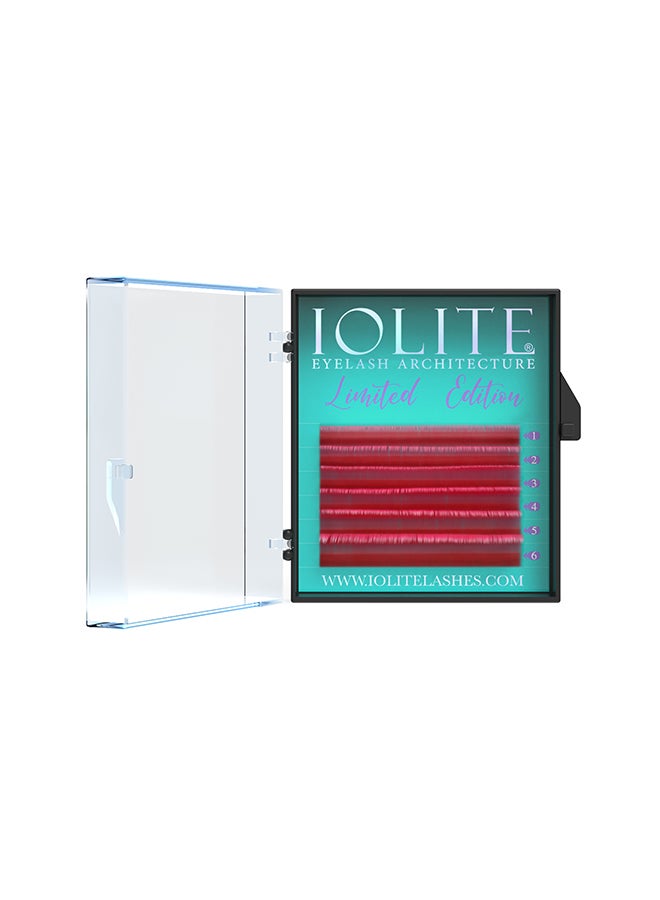 IOLITE Colored Classic Lashes Eyelashes Ombre Flue Pink C Curl .07T Mix 3