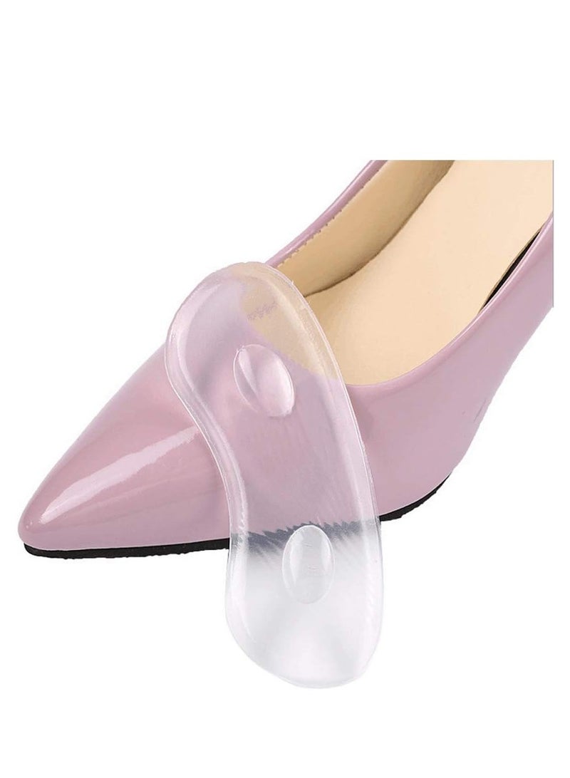 زوج من وسادة سيليكون للأحذية لدعم وواقي لكعب القدم من الاحتكاك - Image 1