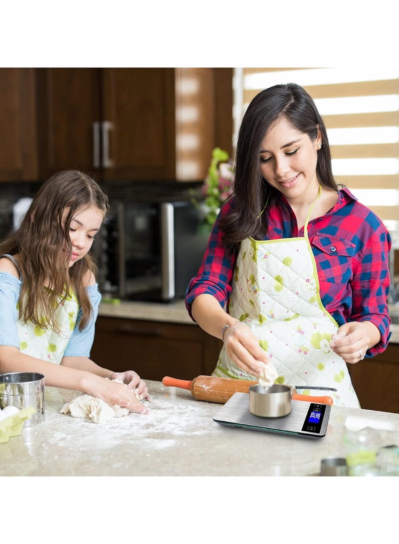 general Digital Food Scale Kitchen Scale, 33Ib/15kg Kitchen Scale with LED Display, 1Gram/0.1Oz Precision Scale, Digital Weight Grams & Ounces, USB Rechargeable Food Scale - Image 2