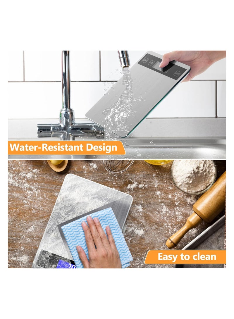 general Digital Food Scale Kitchen Scale, 33Ib/15kg Kitchen Scale with LED Display, 1Gram/0.1Oz Precision Scale, Digital Weight Grams & Ounces, USB Rechargeable Food Scale - Image 5