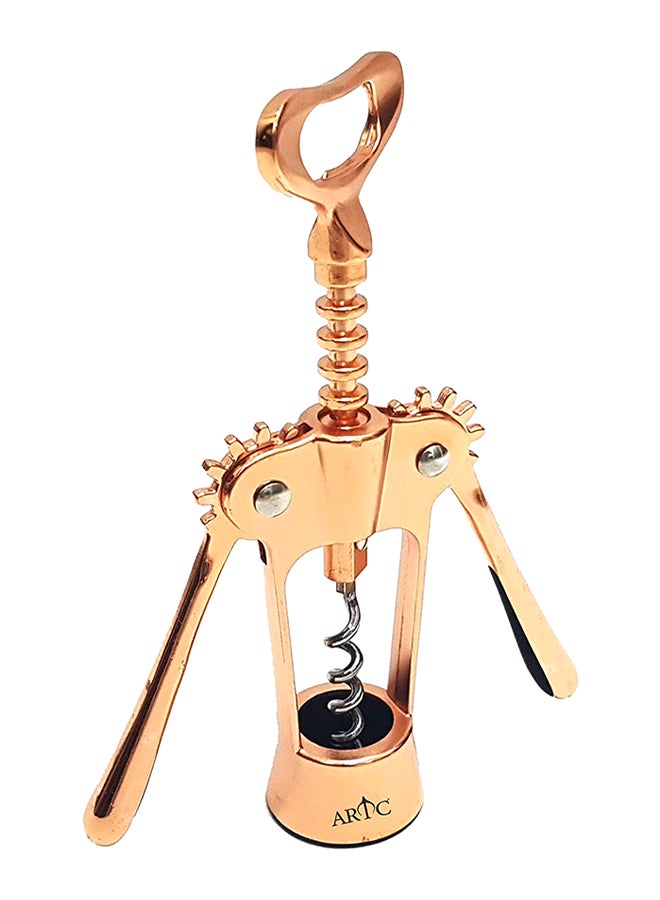 اي ار تي سي فتاحة زجاجات الشراب مطلية بالنحاس مزودة بمثقاب ذهبي وردي 1كيلوجرام - Image 1