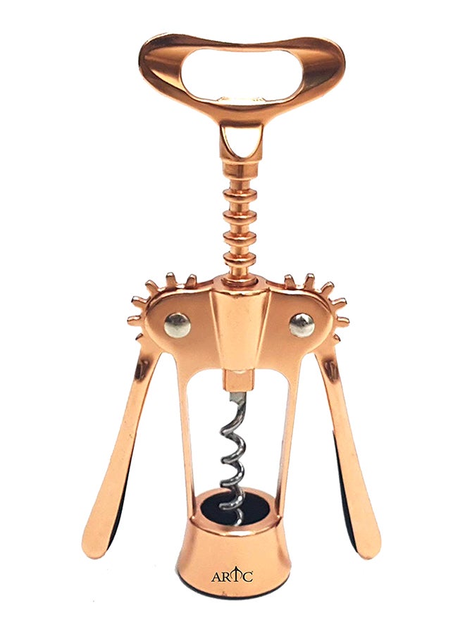 اي ار تي سي فتاحة زجاجات الشراب مطلية بالنحاس مزودة بمثقاب ذهبي وردي 1كيلوجرام - Image 2