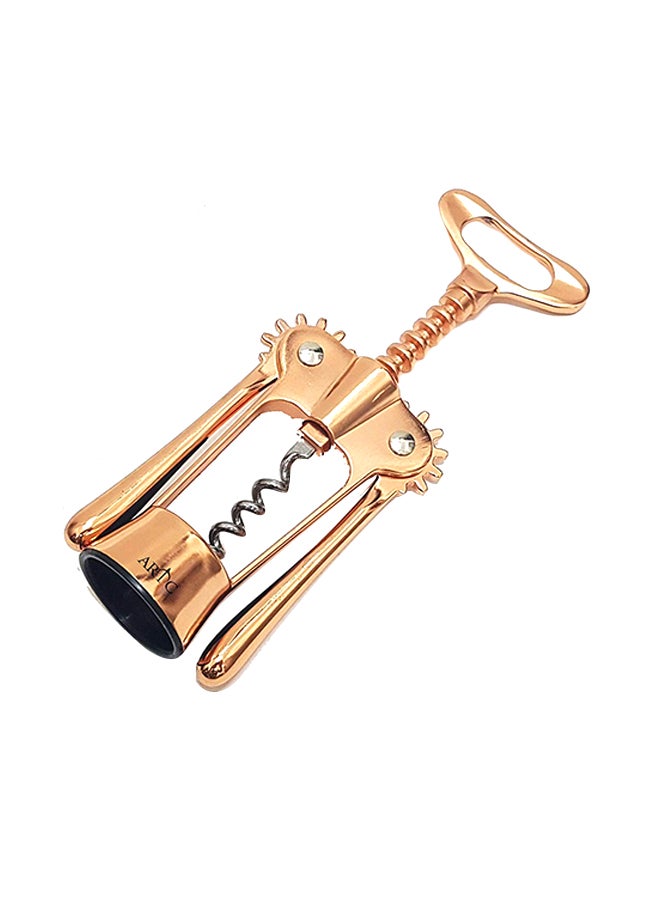 اي ار تي سي فتاحة زجاجات الشراب مطلية بالنحاس مزودة بمثقاب ذهبي وردي 1كيلوجرام - Image 4