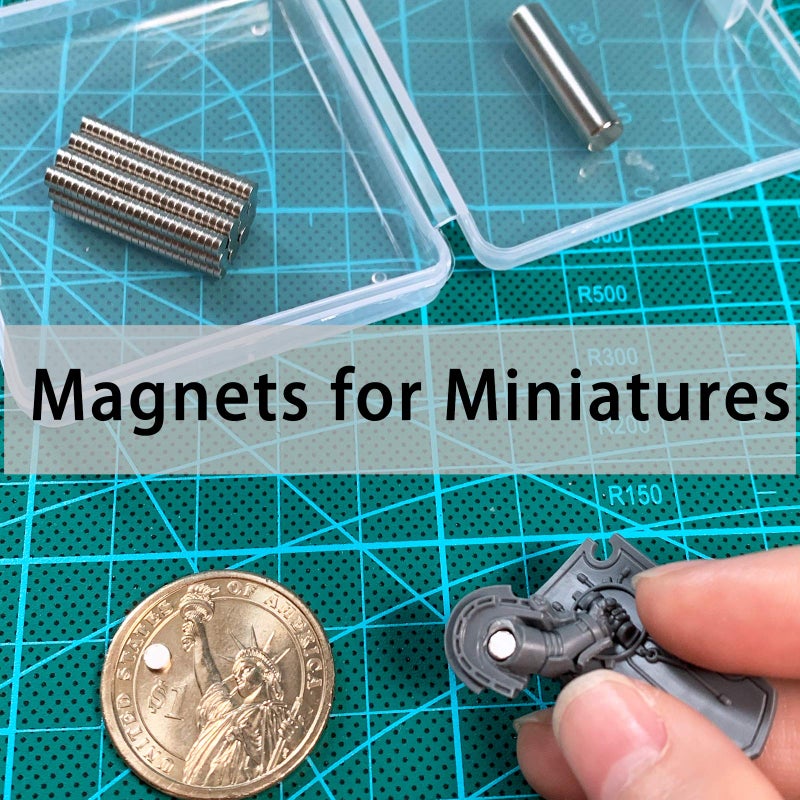 MEALOS Mini Magnets - 200 Tiny Round Magnets for Crafts & Miniatures - 4mm x 2mm - Comes With Storage Case - Image 4