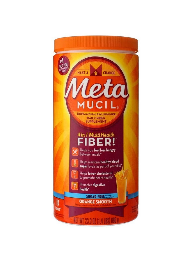 Metamucil Metmcl Sugar Free Orange Size 114Dz - Image 1