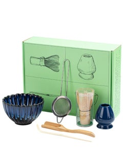 Matcha Tea Set 6Pcs, Traditional Japanese Tea Set, Include Matcha Bowl, Matcha Bamboo Whisk, Scoop, Stainless Steel Tea Sifter, Whisk Holder, Tea Making Kit, Matcha tool, for Matcha Lovers, Green - pzsku/ZC8A672BCA6475B18476FZ/45/_/1739781522/f60c6322-a5c4-43fb-82d5-60c9cc7e4a8b