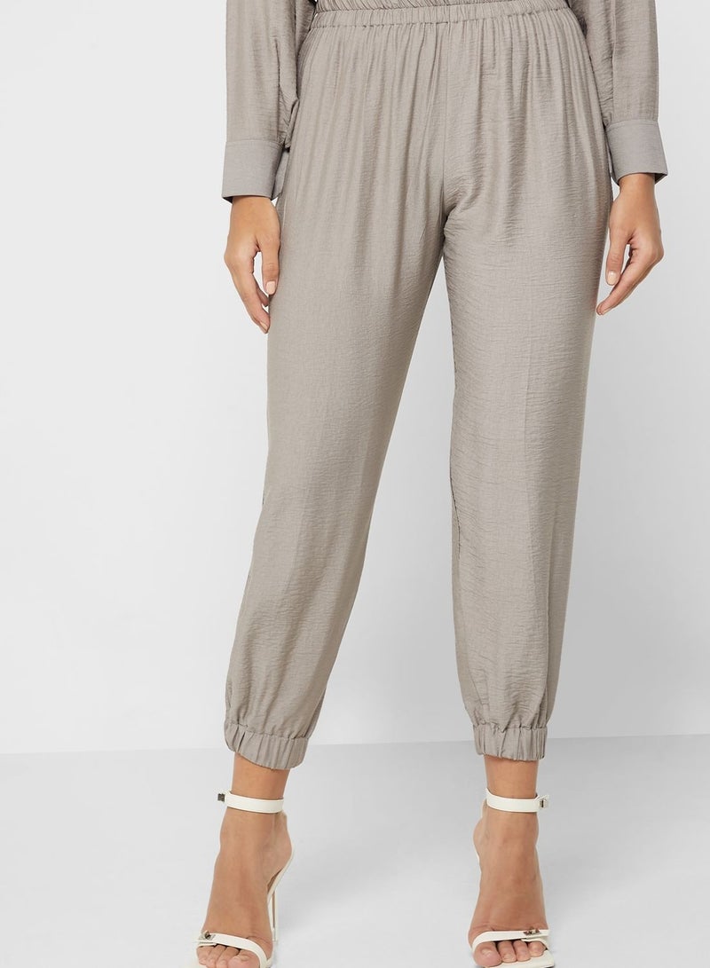 hayas closet Belted Button Down Shirt & Pants Set - Image 4