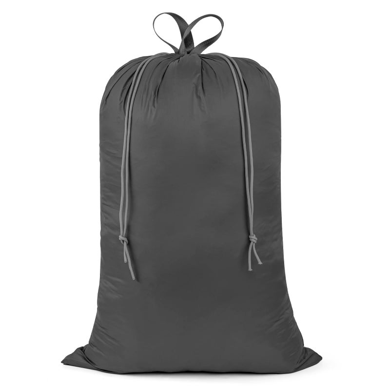 WiseBoy Laundry Bag Extra Large Heavy Duty, 24"x 35", Laundry Basket Liner Replacement, Drawsting Top with Carrying Handles, 3 to 4 Load Capacity, Machine Washable Hamper Liner, Ultra-Light & Foldable - Image 1