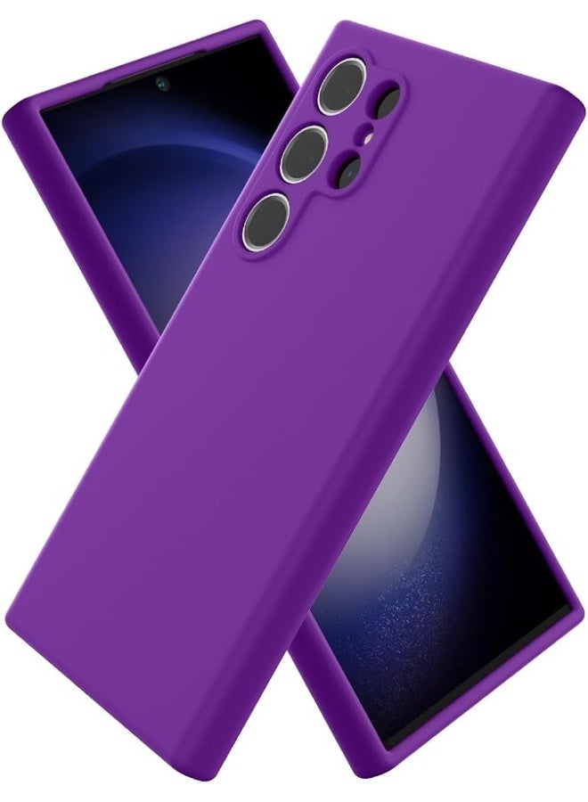 Lynacz Original for Samsung Galaxy S24 Ultra Silicone Case, Slim Fit Premium Liquid Silicone Shockproof Phone Cover, Upgraded Camera Protection and Microfiber Lining, Purple | Soft Liquid Silicone, Raised Camera Lens Protection, Multiple Neon Bright Colors, Microfiber Lining, Smooth Grip, Slim Fit - Image 1