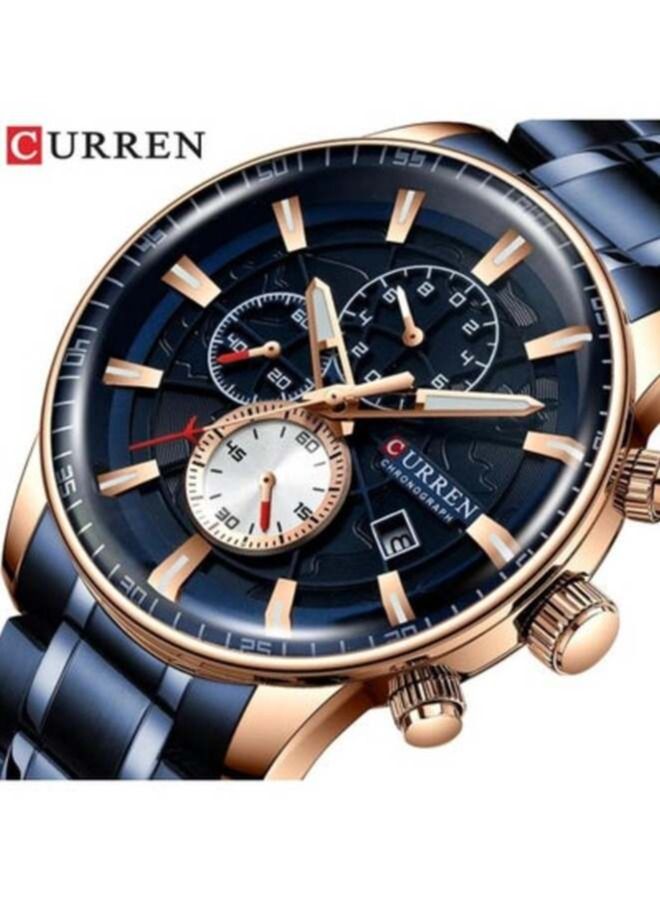 كارين الرجال للماء الجلود المعصم ووتش عارضة الرياضة كرونوغراف الكوارتز ووتش - Image 2