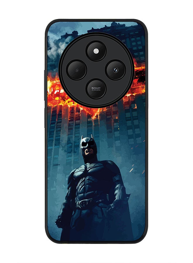 Stylizedd For Xiaomi Redmi 14C / 14R Case,Slim fit Camera Protection, Shockproof Thin Phone cover - Burning Batman - Image 1