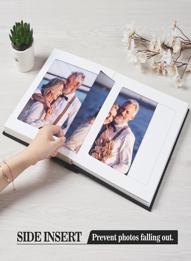 Pssoss Photo Album 8x10 with Writing Space Linen Cover 8x10 Photo Album Book Holds 20 Photos Ideal for Wedding Theme-Album and Baby Photo Albums (Beige,20 Pockets) - Image 3