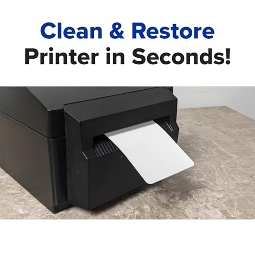 Waffletechnology KICTeam - Cleaning Cards for Thermal Printers (25 Cards) - Presaturated with Quick Drying Solution to Clean 3in Receipt Paper Thermal Printers - Image 4