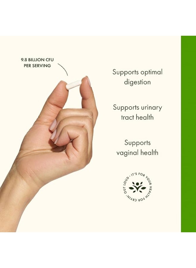 SWANSON FemFlora Probiotic for Women - 7 Targeted Strains with 9.8 Billion CFU, 60 Vegan Capsules - Image 4