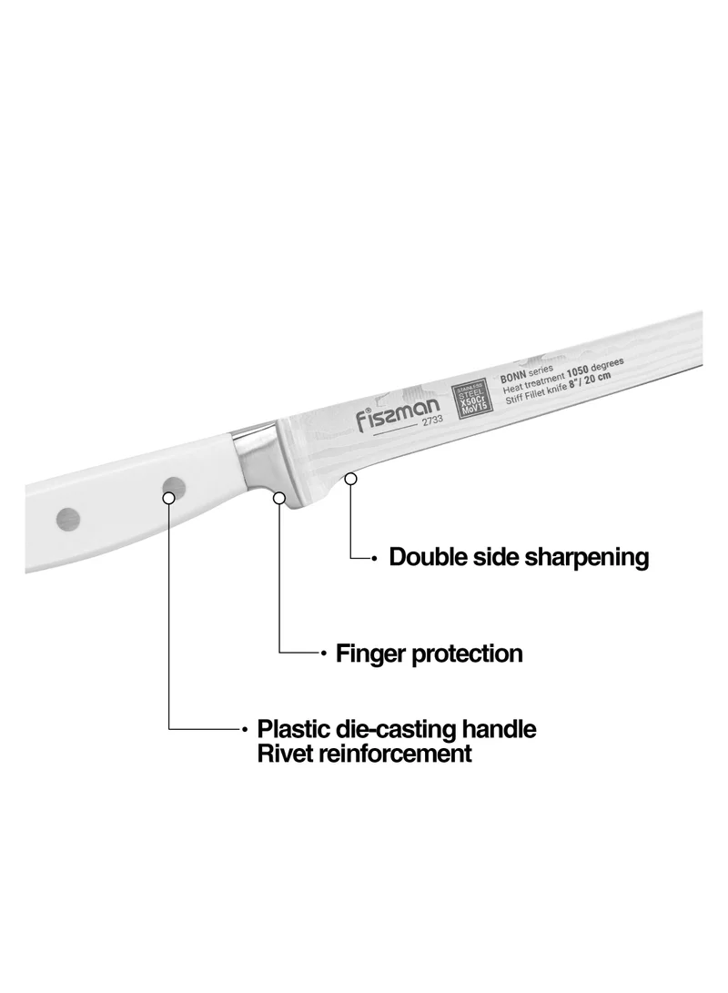 فيسمان 8'' Stiff Fillet Bonn Series, with Sharp Blade and Sturdy Non Slip Handle