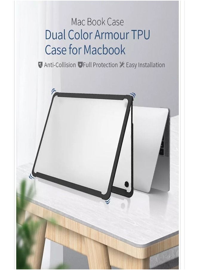 Generic - Protective Cover TPU Frame & Thin Hard Shell 360 Protection For Macbook Pro13 inch 2018 model A1989 – A1706 – A1708 – A2159 - Image 1