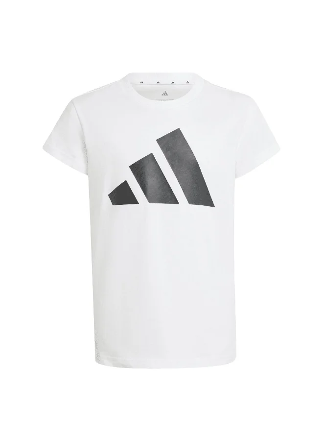 Adidas Jg Bl Tee 160 White Training T-Shirts For Junior 7-8Y