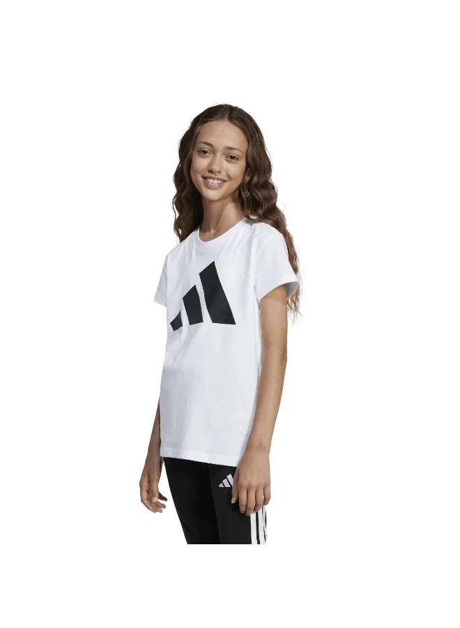 Adidas Jg Bl Tee 160 White Training T-Shirts For Junior 7-8Y