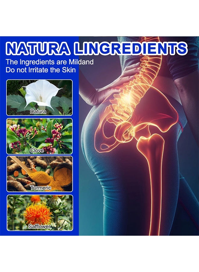 ERAYCEE Sciatic Nerve Cream, Sciatic Nerve Pain Reducing Cream, Relieve Leg Numbness And Pain, Soothing Massage Cream For Back Buttock, 10g*2pcs - Image 4