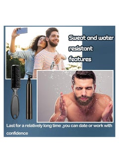 RATSAW Beard Filling Pen Waterproof Beard Pencil Filler for Men Sweatproof Moustache and Eyebrows Barber Pencil for Travel Natural Black  - Image 3