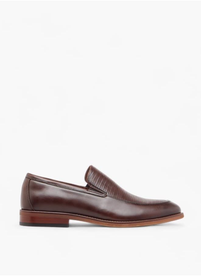 DUCHINI Men's Textured Slip-On Loafers  - Image 3