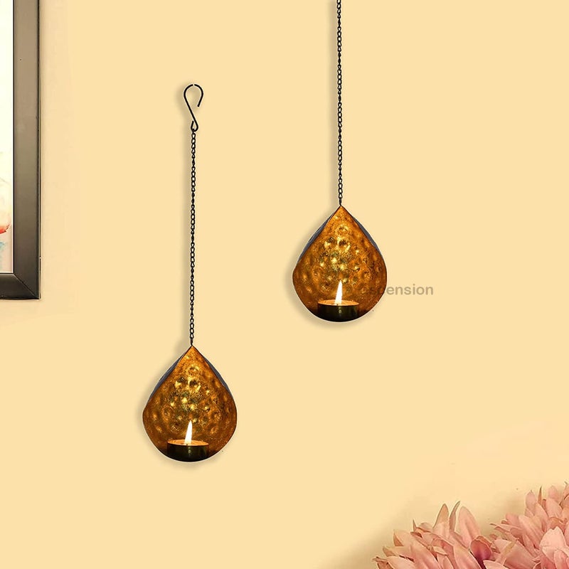 Ascension Metal Wall Hanging Tealight Candle Holder Candle Holders for Home Decoration (1) - Image 4
