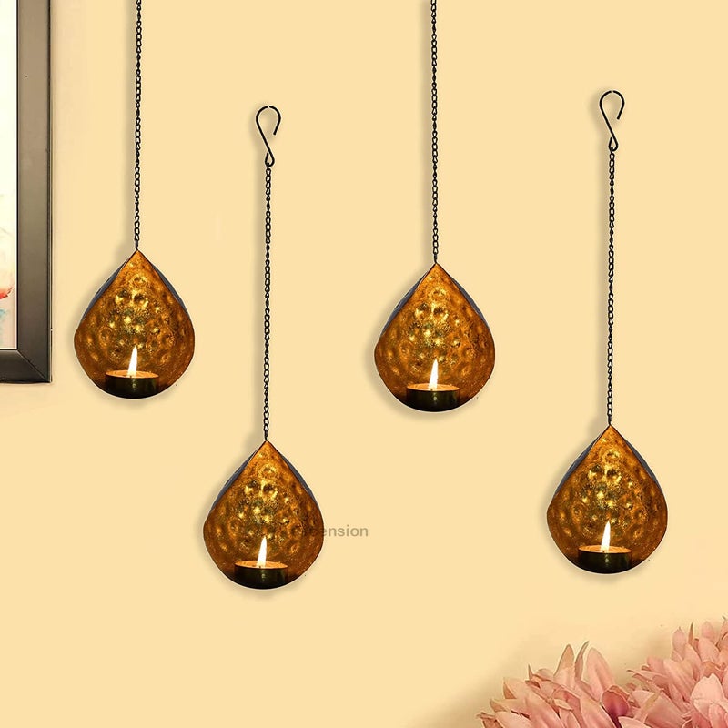Ascension Metal Wall Hanging Tealight Candle Holder Candle Holders for Home Decoration (1) - Image 2