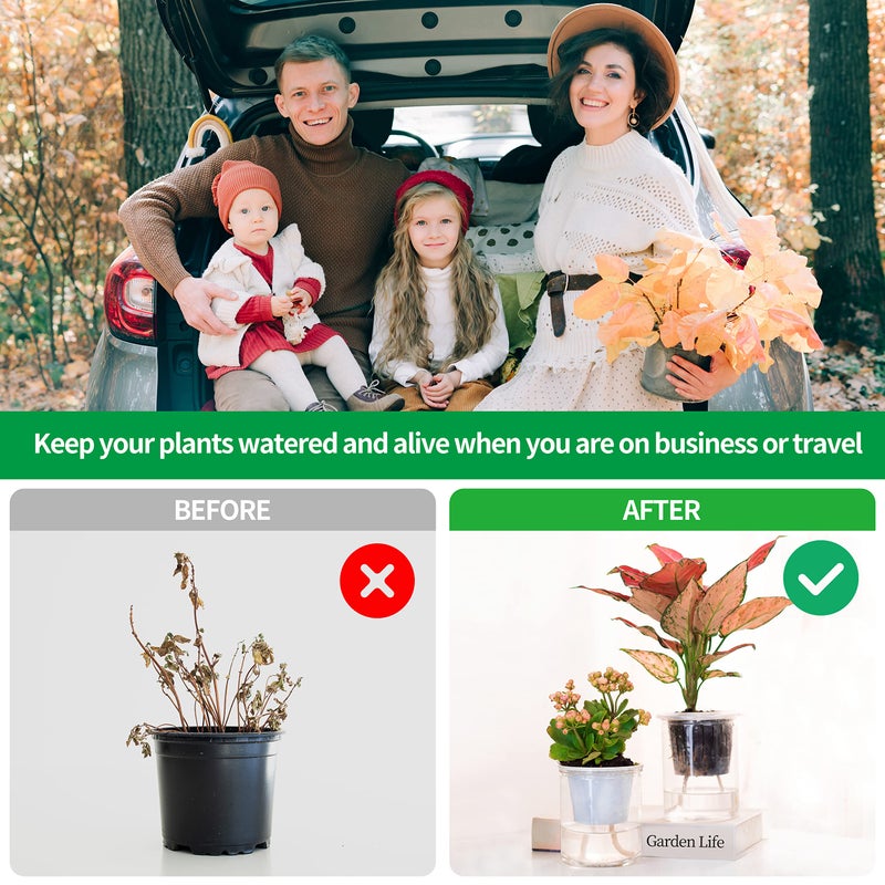 ORIMERC 30 feet 1/6 inch Self Watering Capillary Wick Cord Vacation Plant Sitter DIY Hydroponic Wicking Self-Watering Planter Pot Automatic Water System Device Potted Violet Auto Seedling Waterer Rope - Image 5