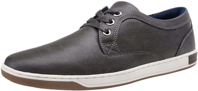 Jousen Men's Casual Shoes Memory Foam Mens Fashion Sneakers Business Dress Sneaker (A81Q06 Grey 11) - Image 1