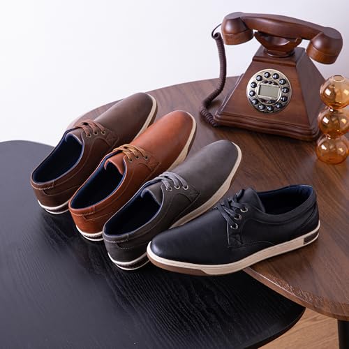 Jousen Men's Casual Shoes Memory Foam Mens Fashion Sneakers Business Dress Sneaker (A81Q06 Grey 11) - Image 5