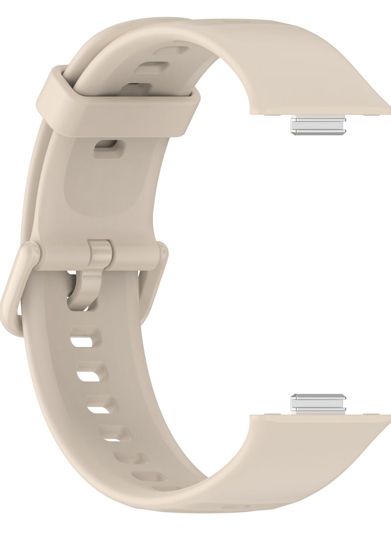 【for Huawei Watch Fit 3】 2 Pack Watch Band Soft Silicone Strap for Men Women Stylish Waterproof Watch Band  - Image 3