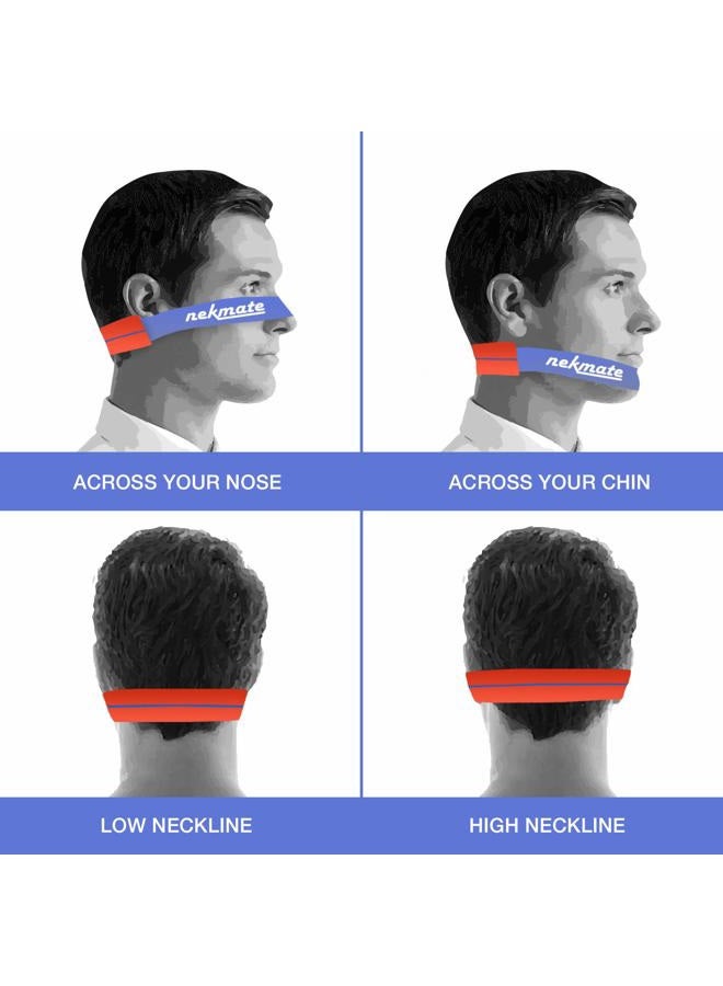 NEKMATE The Original Neckline Shaving Template | Hair Cutting Guide for Self Haircut | DIY Self Haircutting System | Hands-Free Cut, Trim & Shave for Line Ups | Durable High-Grade Silicone Stencil - Image 5