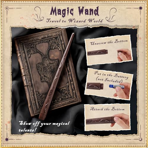 Homemory 20 Pcs Floating Candles with 2 Wand, LED Warm Yellow Magic Deco Candle, Warm Yellow Flameless Taper Candles for Halloween Party Decor - Image 5