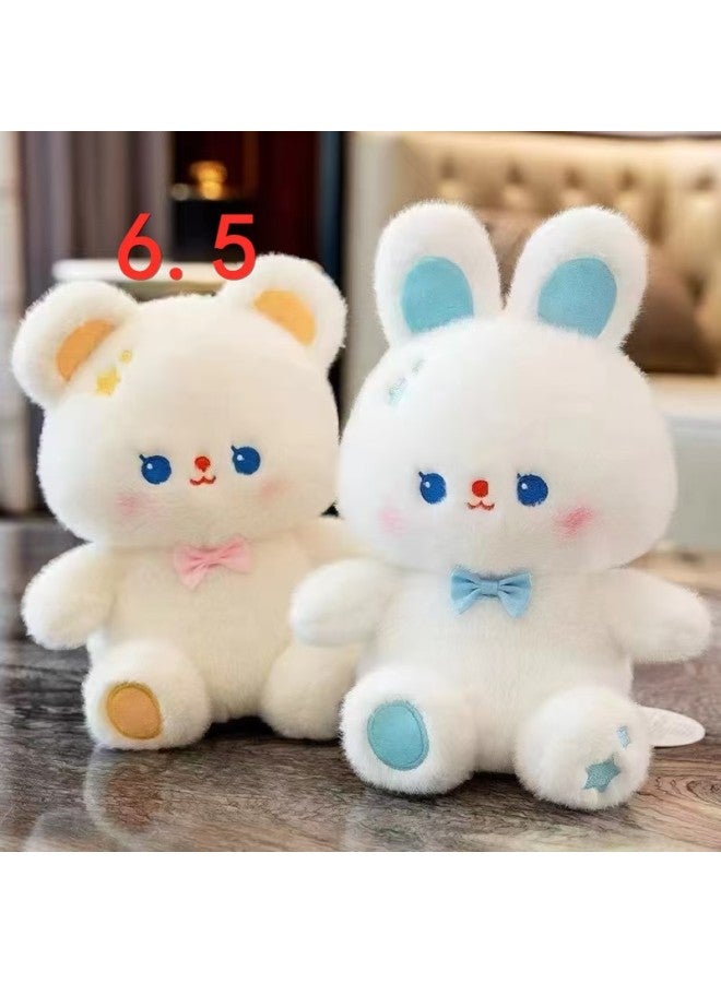 Plush Toys Cute Eight-inch Doll Machine Doll Flow Wedding Throw Small Dolls Wholesale-Color:Tie Bear Rabbit 24cm-Height:19cm-42cm - Image 1